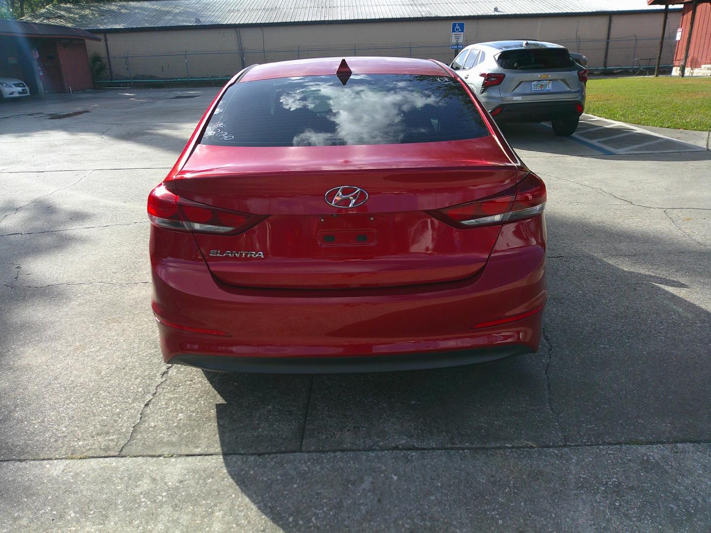 2017 RED HYUNDAI ELANTRA LIMITED; SE (5NPD84LF2HH) , located at 1200 Cassat Avenue, Jacksonville, FL, 32205, (904) 695-1885, 30.302404, -81.731033 - Photo#3